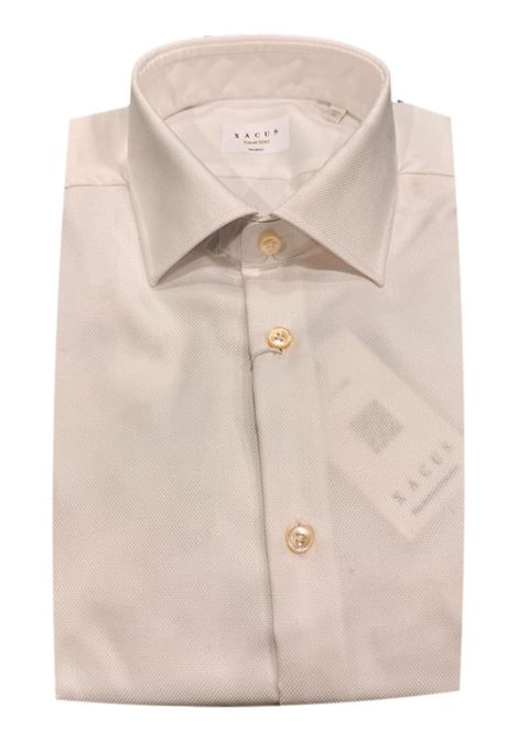 Camicia travel shirt tessuto operato XACUS | Camicie | 31817 WF533ML001